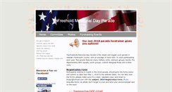 Desktop Screenshot of freeholdmemorialdayparade.com